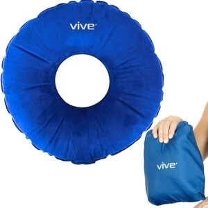 Vive Blue Donut Cushion with Carry Bag